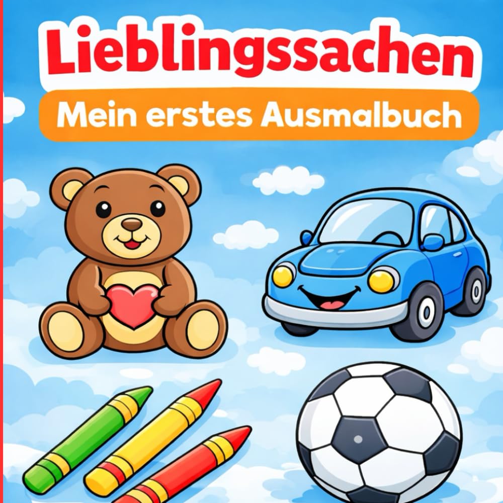 Lieblingssachen – Mein erstes Ausmalbuch