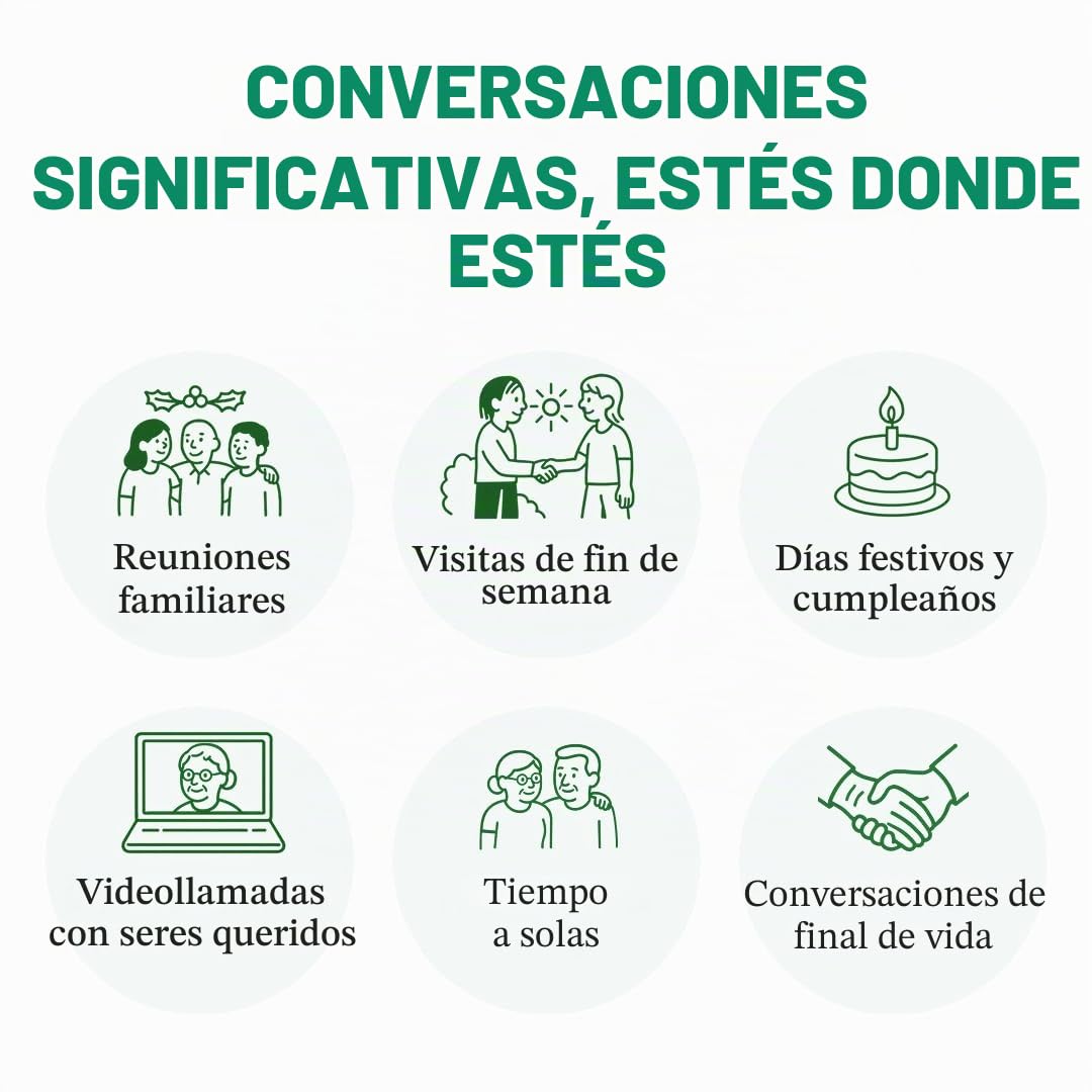 TALES 150 tarjetas de conversación, edición Life Story, conserva recuerdos familiares