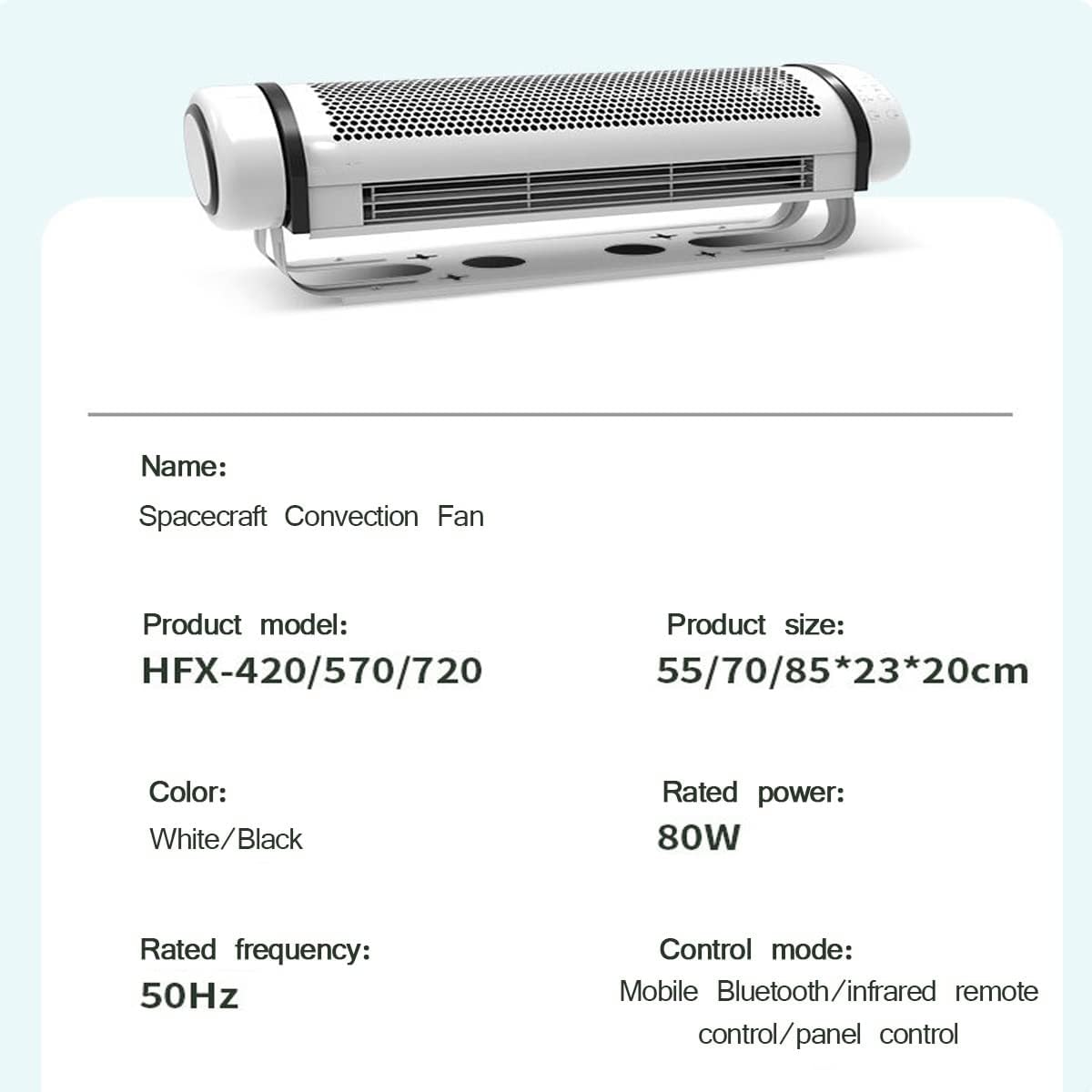Ventilatore per La Circolazione dell'Aria, Ventilatore A Parete di Raffreddamento, Ventilatore A Parete Oscillante, Silenziamento del Ventilatore Elettrico Domestic