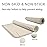 KVK Silicone Placemats for Toddlers Thicker Version, Non-Slip Reusable Kids Placemats for Dining Table, Stain-Proof Baby Table Mat for Restaurants 4 Packs (Light Gray&Beige)
