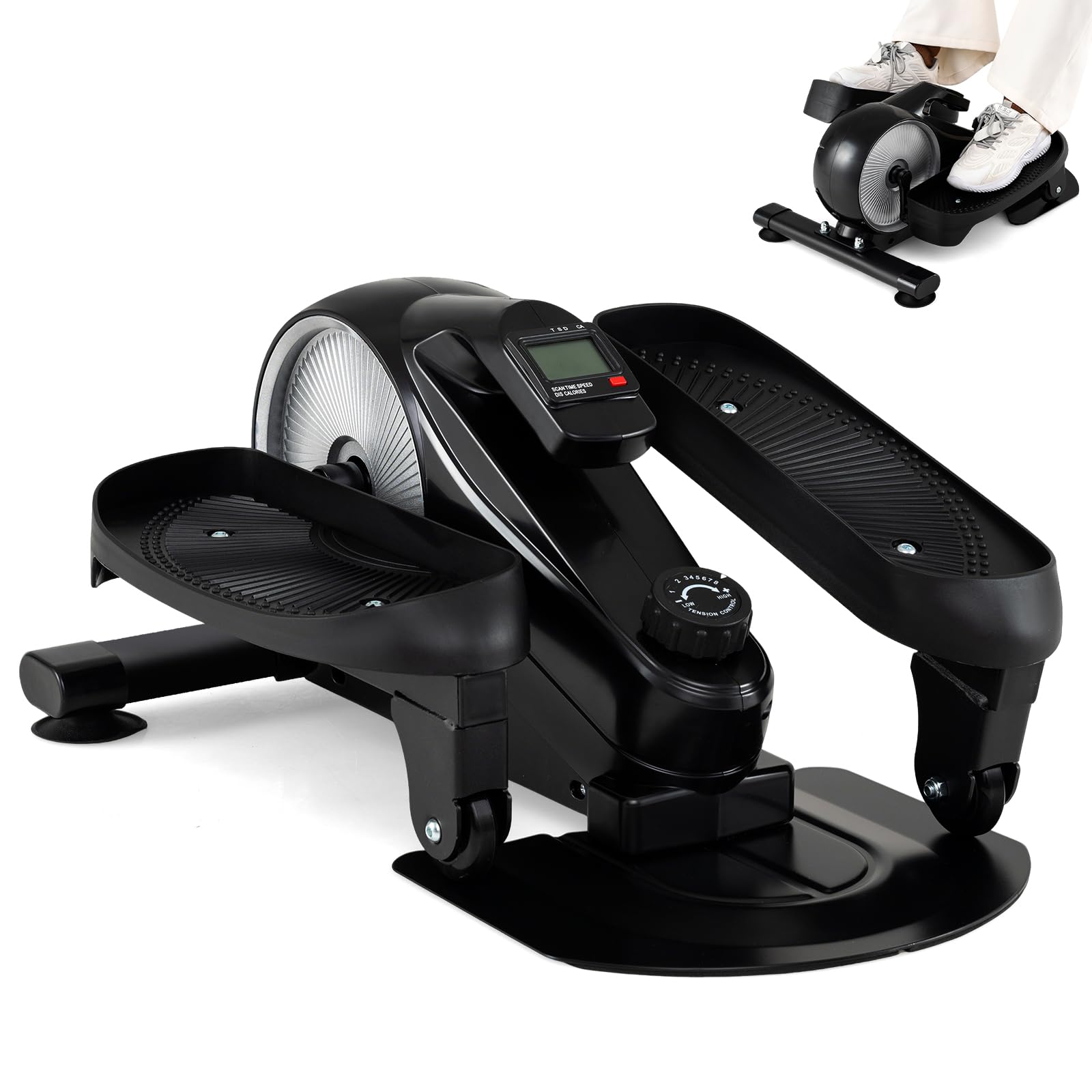 Goplus Under Desk Elliptical Pedal Exerciser