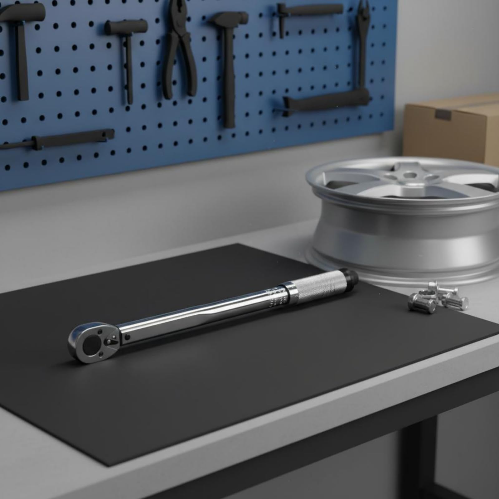 Llave Trinquete Tratamiento Electrochapado Ajustable Acabado Pulido, Llave Dinamométrica Preestablecida De 1/2 Pulg. 12.5mm Con Rango De 70-350 Nm