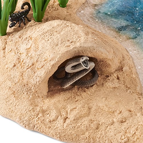 シュライヒ ワイルドライフシリーズ 動物達の水飲み場セット 明日もきっと はなまる日和