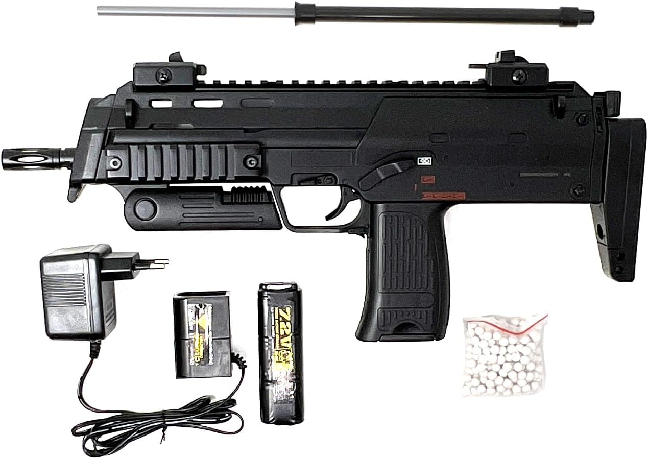 Seilershop Softair Pistole Airsoft Gun MP7 AEG Set 0,49 Joule : Amazon ...