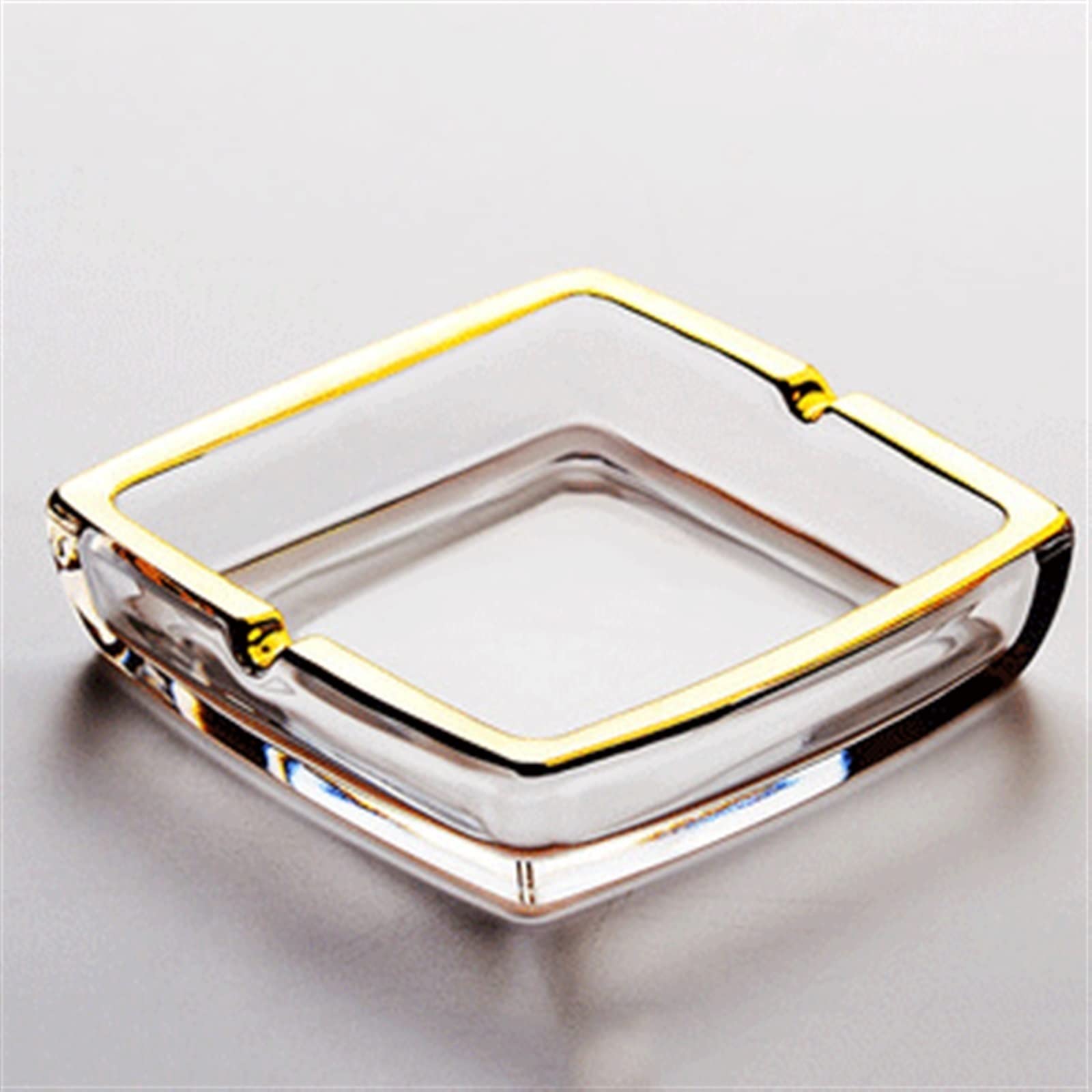 Ashtray Ceramic for Crystal Glass Household Living Room Table Dining Room Large Phnom Penh Square