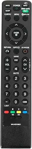 MKJ42519621 Reemplazo remoto para LG TV 32LH40 32LH40-UA 32LH40UA 37LH40 37LH40-UA 37LH55 37LH55-UA 42LH40 42LH55 42LH55-UA 47LHHHH55 32 CL40 42CL40