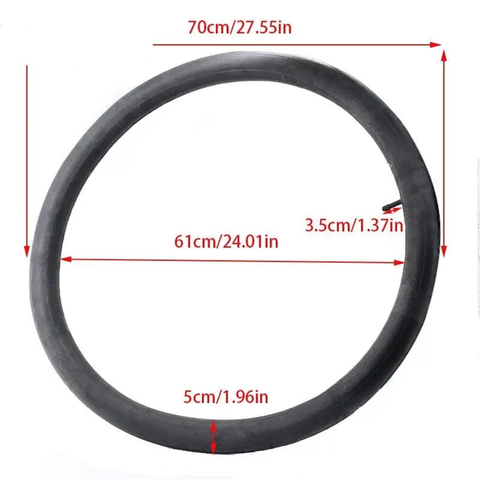 Camera d'Aria for Bicicletta Ispessita da 27,5 Pollici X 3,0 for MTB AM FR E Bici Elettriche,Componenti