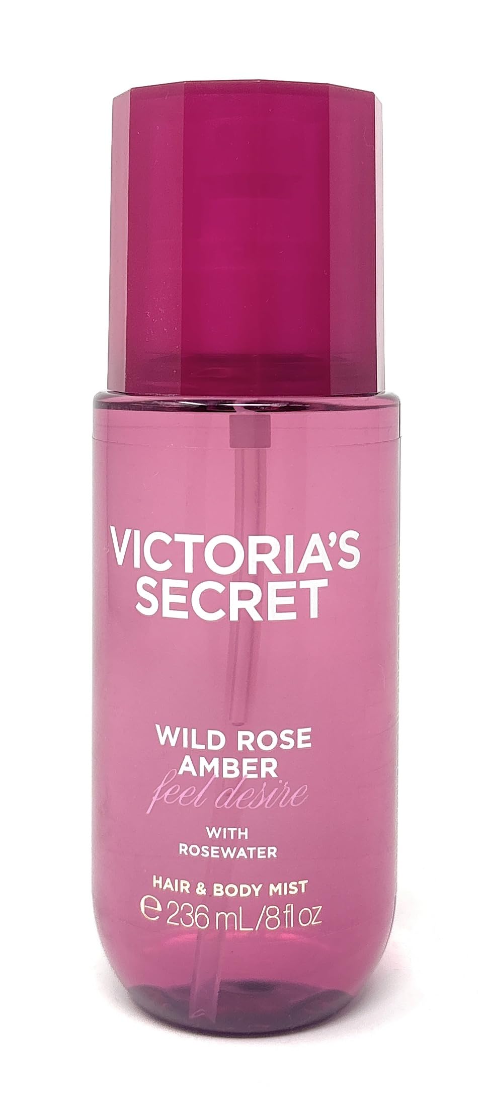 Amazon.com: Victoria's Secret Wild Rose Amber Hair & Body Mist 8 fl oz