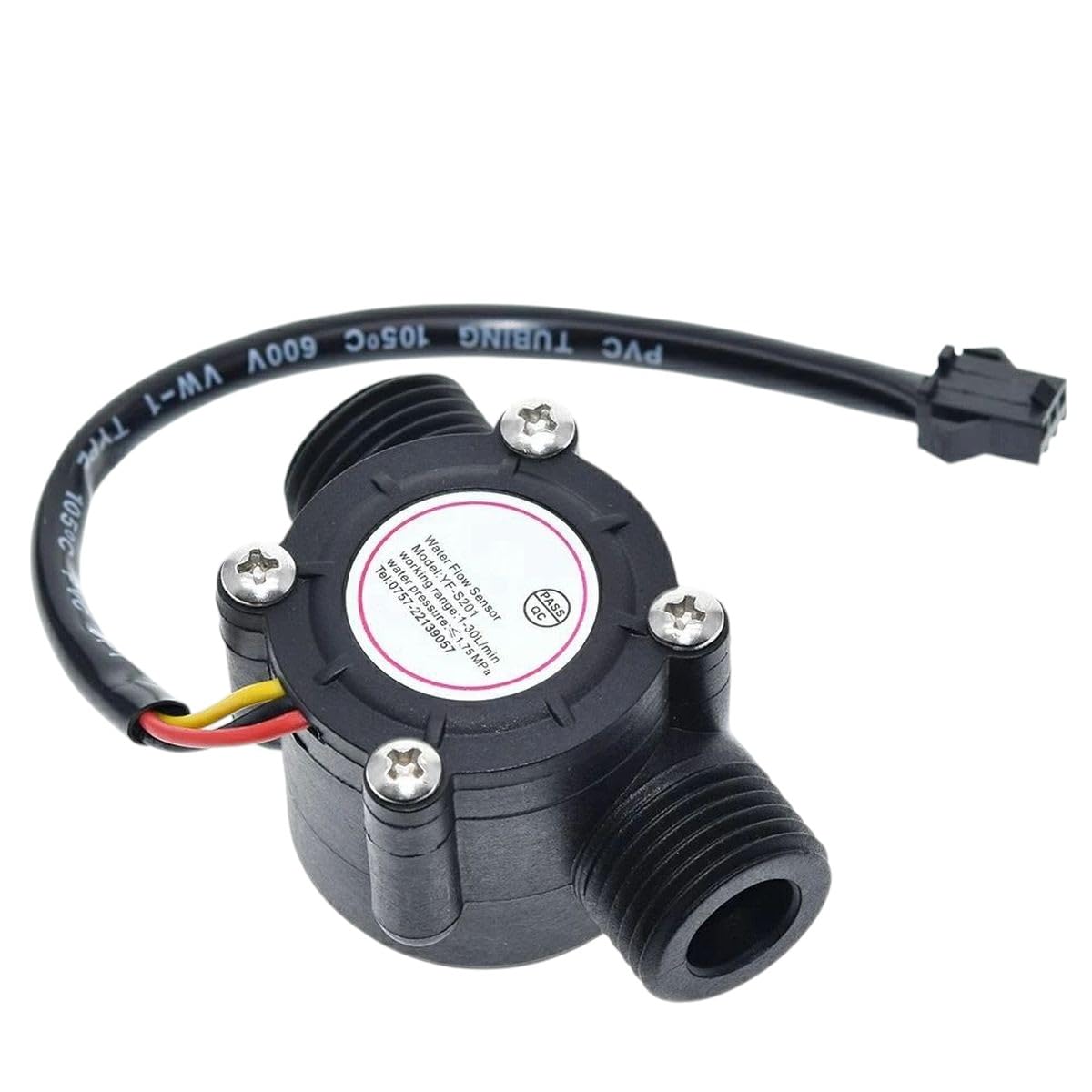 GREAWater Flow Sensor Flowmeter Hall Flow Sensor Water Control 1-30L/min 2.0MPa YF-S201 New 2025 for Arrival High for Quality