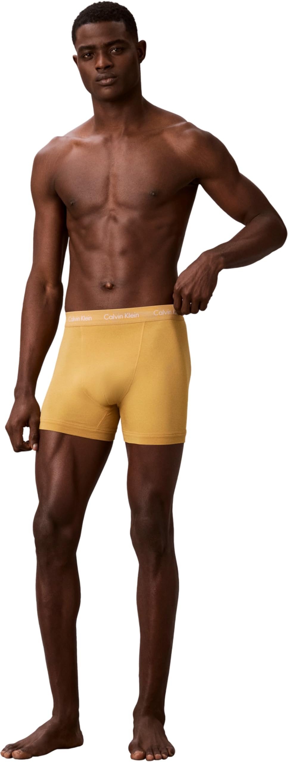 Calvin Klein Uomo Pantaloncini Boxer Confezione da 5 Trunks Intimo, Multicolore (Driftwood/Moonlight Blue/Fanfare/), M