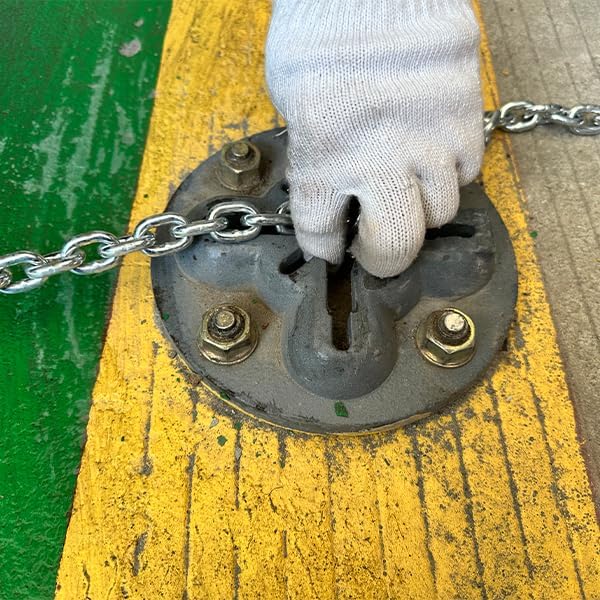 KATOOL Auto Body Floor Anchor Pot Set DIY 7 Ton Hold Chain Slots In Ground Slot