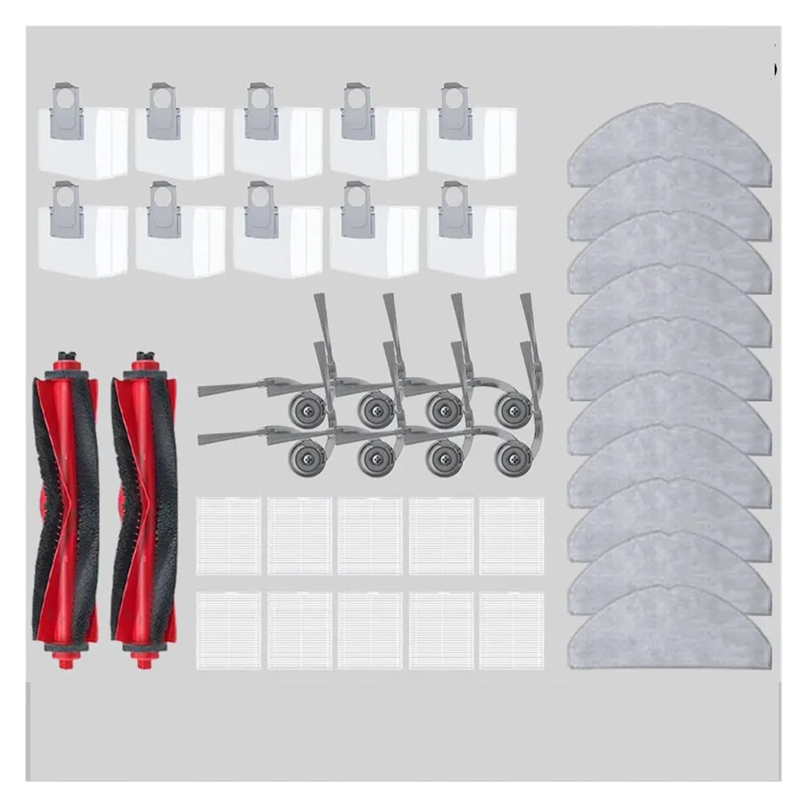 Filtre brosse et sac Roborock Q7 M5 lavable haute filtration pour aspirateur