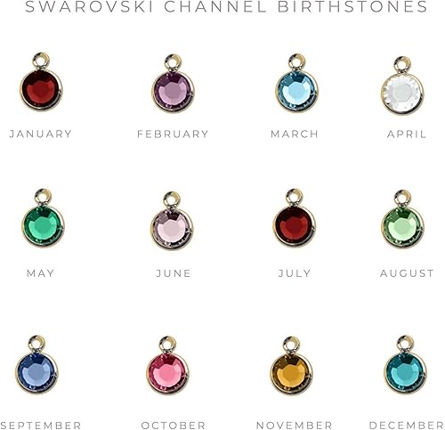 Miniatura 8 de Mother’s Day Personalized Gold Filled Family Tree Name Necklace with Birthstones Gift for Mom Grandma from Daughter Son Grandchildren