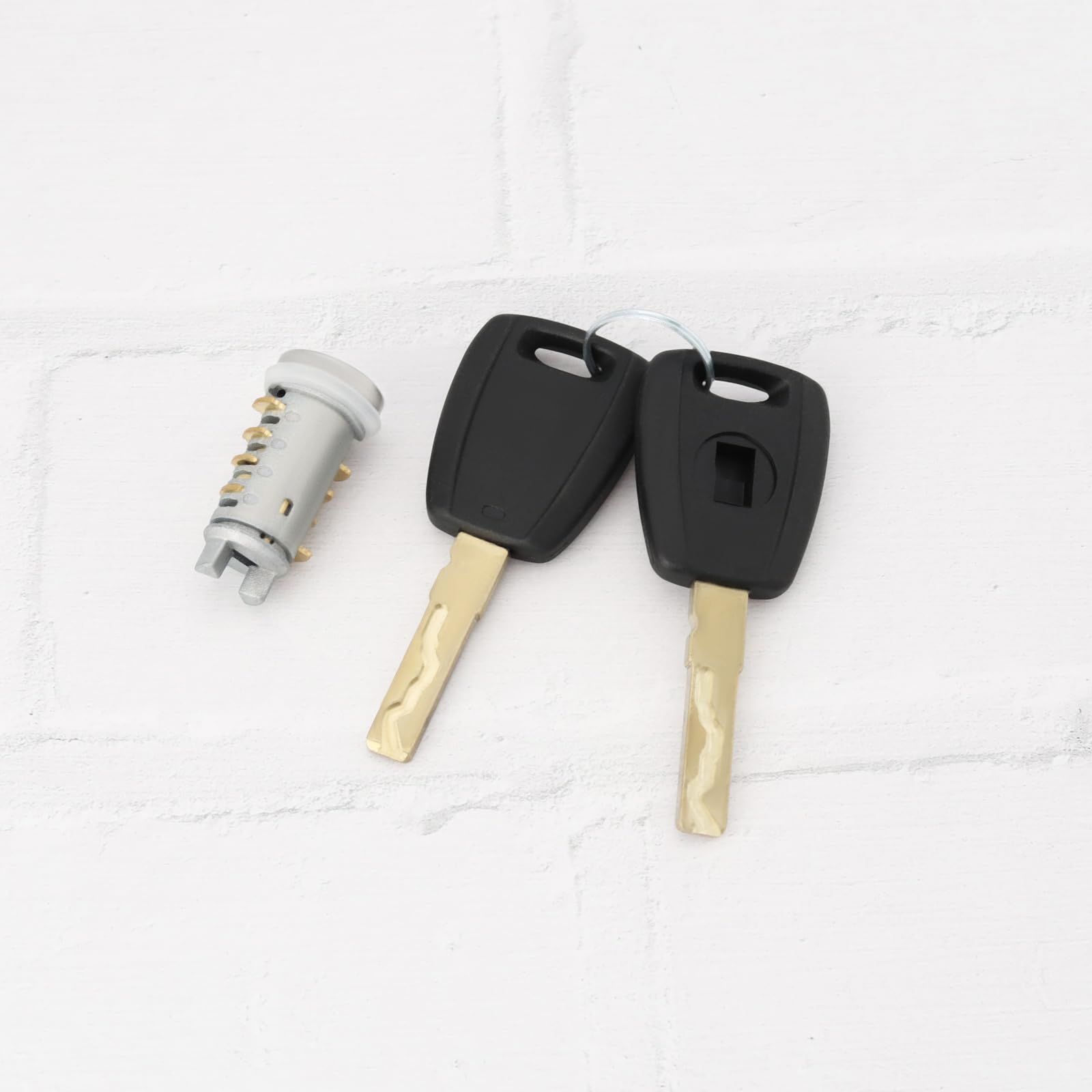 SG Store 1 cilindro serratura porta con chiavi compatibile con Fiat 500 2007-2022 compatibile con Fiat Punto 188 1999-2010 OE 71771348 39,4 x 19,7 mm Gruppo serratura della porta del veicolo