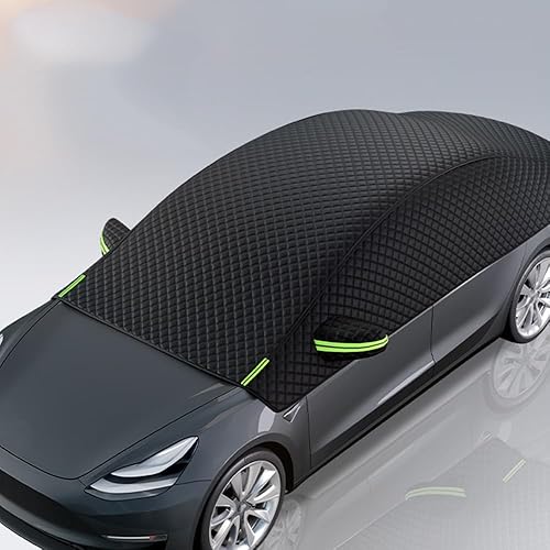 Car Half Cover Sunshade for Opel Vauxhall Astra 5-Door/Astra 3-Door/Astra Sports Tourer Wagon L K J H G F 2011-2025, Foldable UV Protection Snow Protection Watertight Car Exterior Sunshade