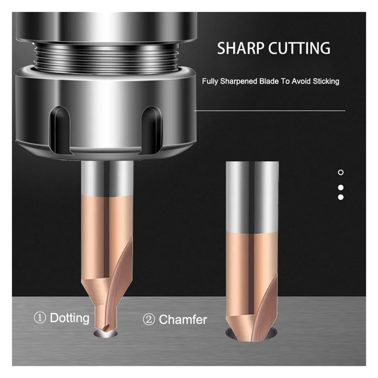 Wiertła kątowe z podwójną głowicą ze stali węglowej, kąt 60 stopni, narzędzia CNC do wiercenia centralnego stali / aluminium 0,4 mm-5,0 mm (HRC60-ST,4,0x5.0x60Ax8Dx100L)