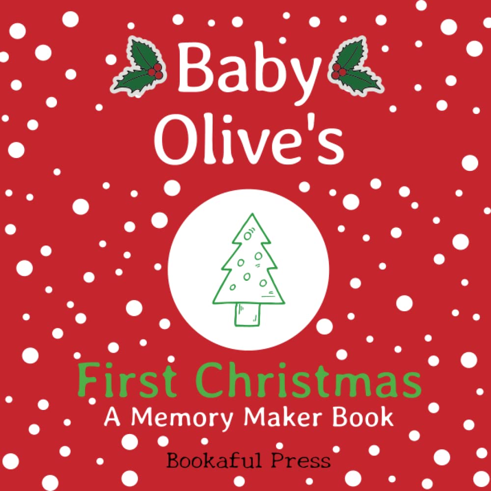 Baby Olive's First Christmas: "A DIY Christmas Memory Maker Book"