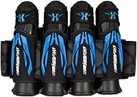 Vista 1 de HK Army Zero G 2.0 - Arnés de paintball (4+3 cápsulas), color negro y azul