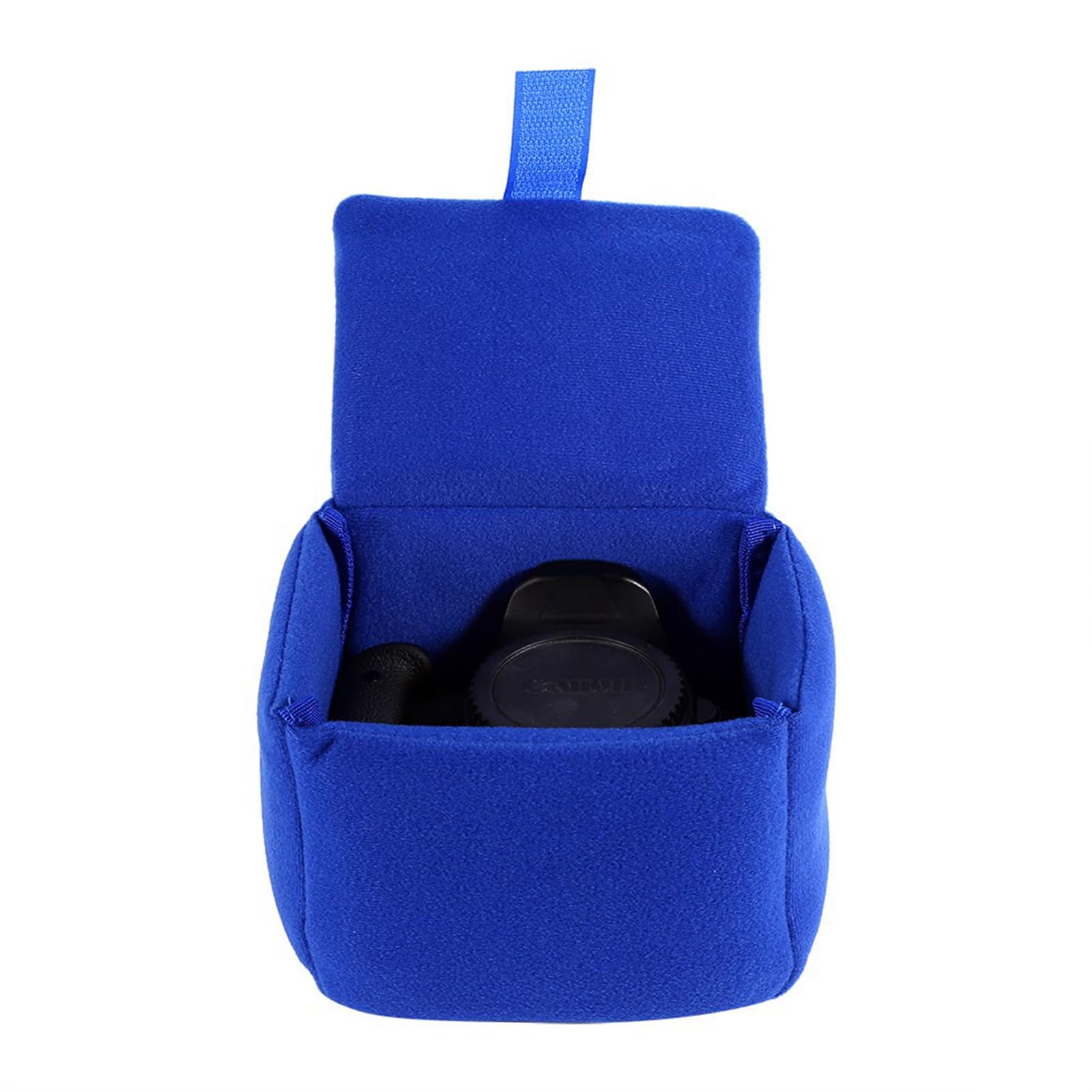Keenso DSLR Camera Bag, Portable DLSR Camera Protective Bag Insert Pad Shockproof Protection Camera Case for Photographing(Blue) - Image 2