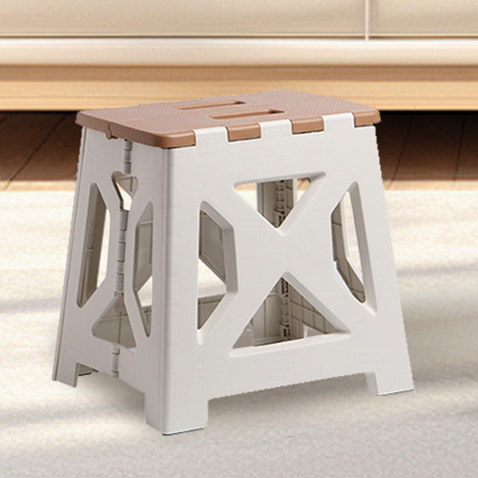 Tabouret pliant portable, chaise de pêche, tabouret pliant léger pour cuisine, salle de bain, chambre, buanderie, camping, randonnée, intérieur et extérieur | Tabourets Compacts Dépliables pour Cuisine, Salle de Bain, Pique-nique et Extérieur