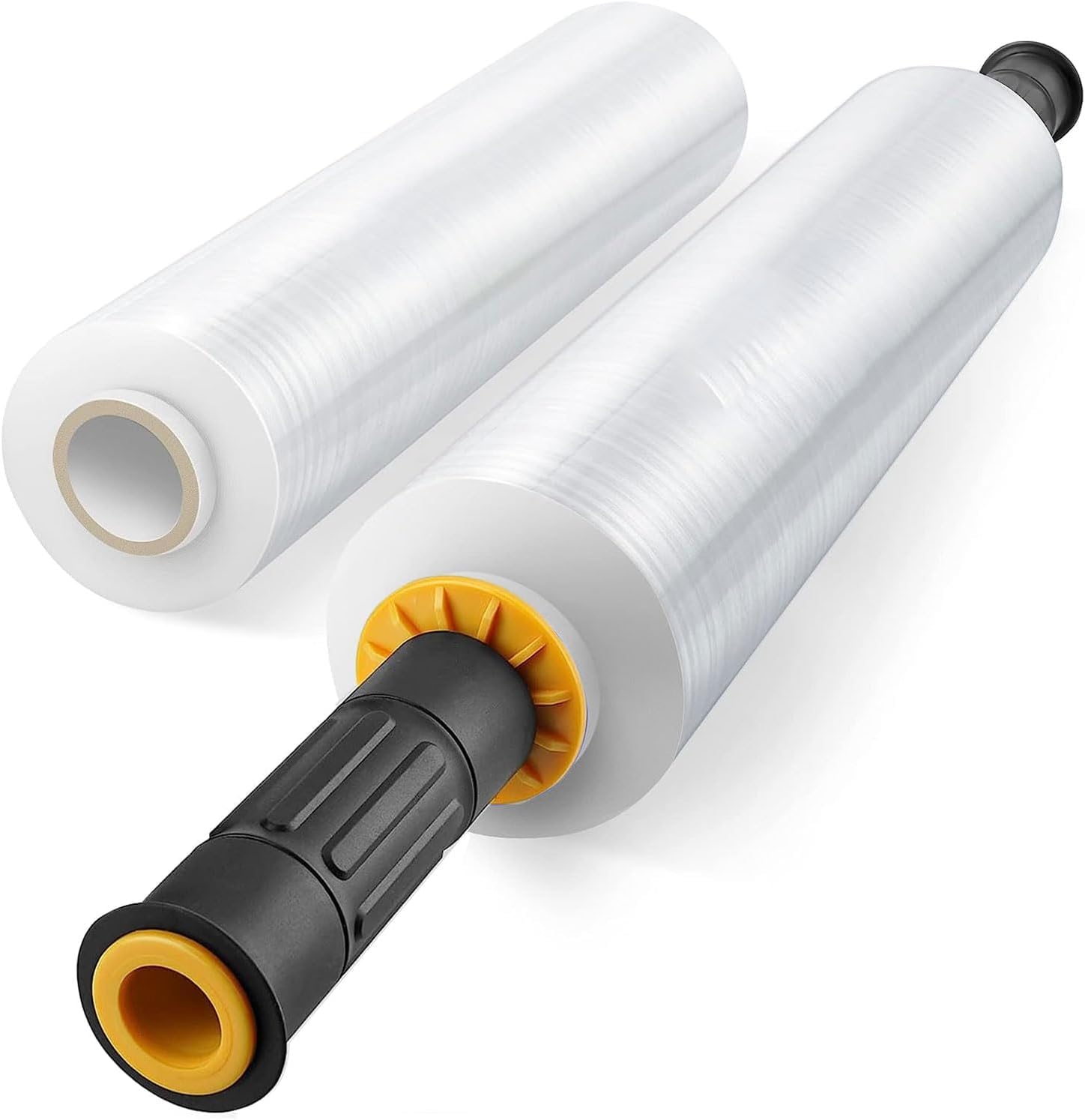 Film Étirable Déménagement 2 Poignées Roulement Lot 2 Rouleaux 38,1 cm x 304,4 m Protection Colis Meubles