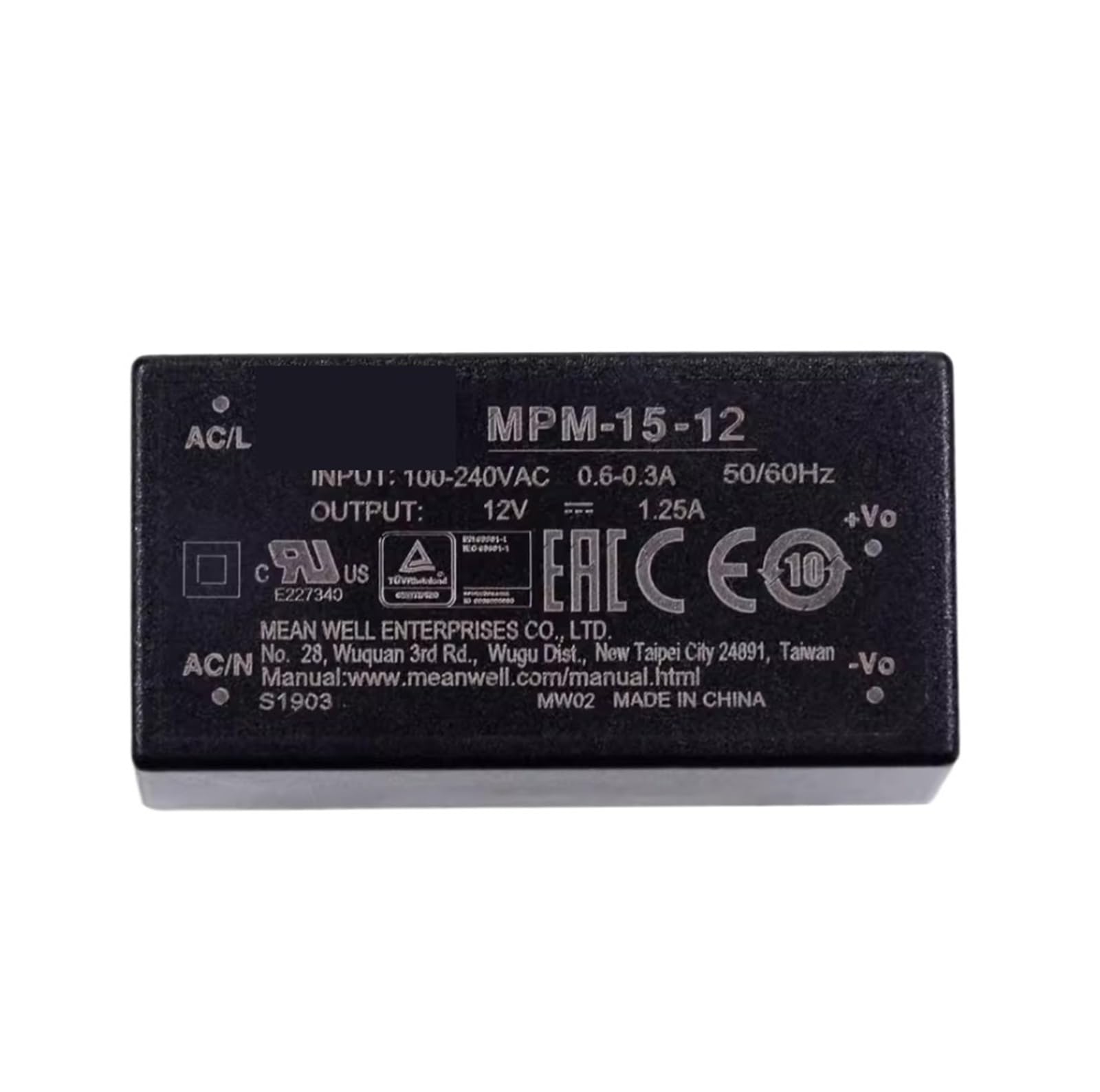 BRODEFUP 15W MPM-15-3.3V MPM-15-5V MPM-15-12V MPM-15-15V MPM-15-24V(MPM-15-3.3)