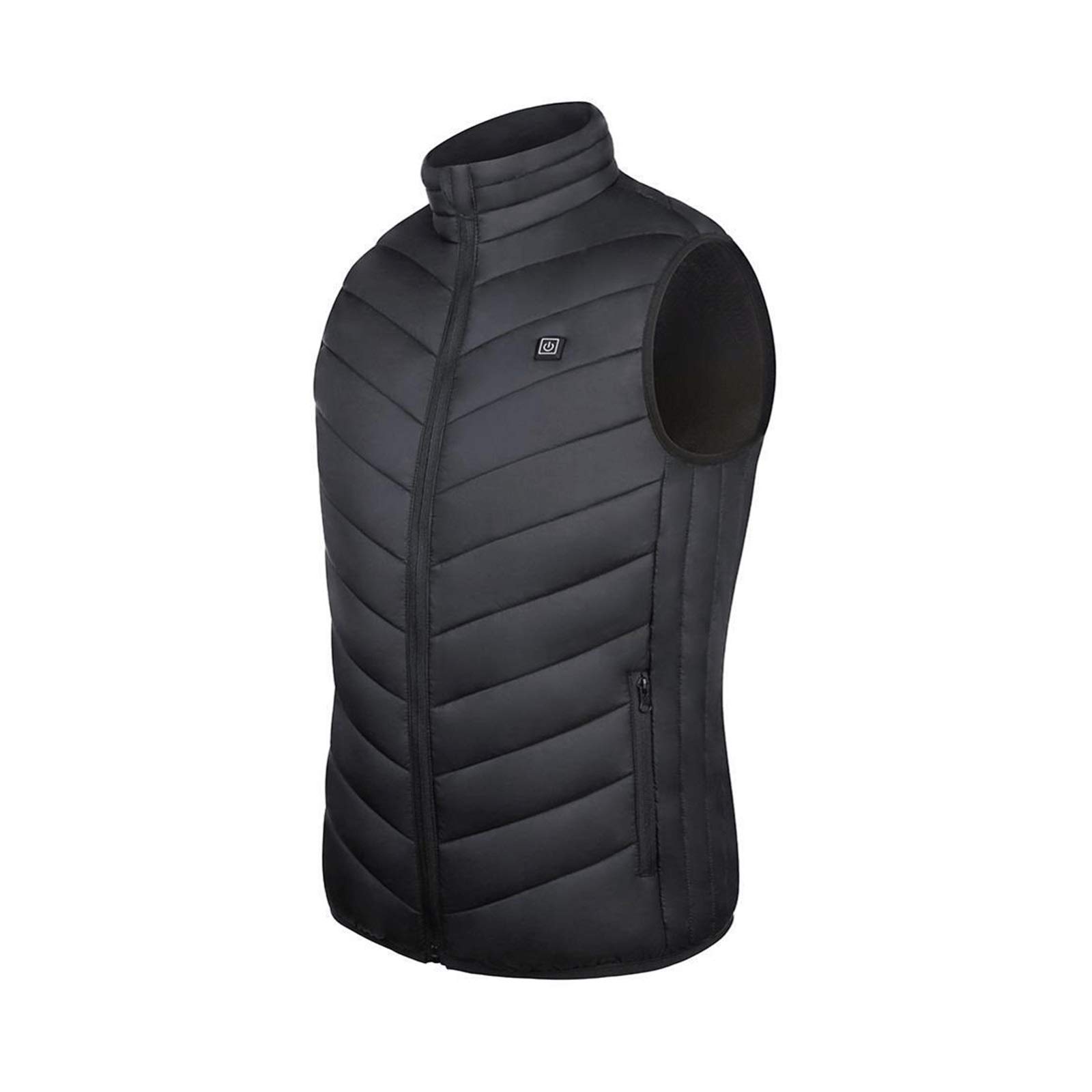Chaleco térmico Hombres Mujeres Chalecos de plumón de pato Chaleco térmico eléctrico, Carga USB lavable Ropa térmica Esquí de invierno Senderismo Acampar Senderismo Acampar Hombres Mujeres Chaquetas t