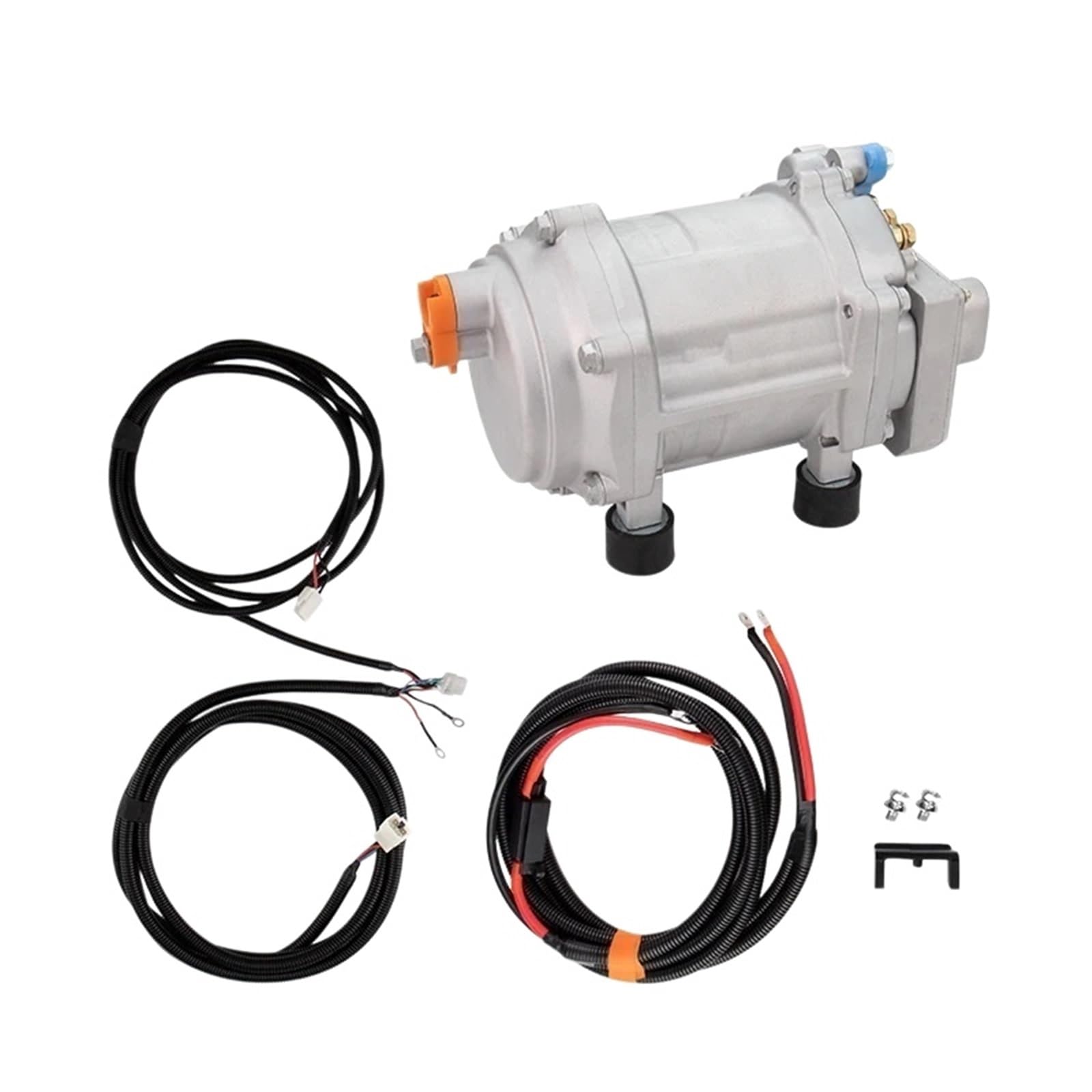 A/C 12V 24V 48V zestaw sprężarek elektrycznych kompatybilny z automatyczną klimatyzacją AC samochód ciężarowy autobus łódź ciągnik sklep klimatyzacja samochodowa(Q-48V)