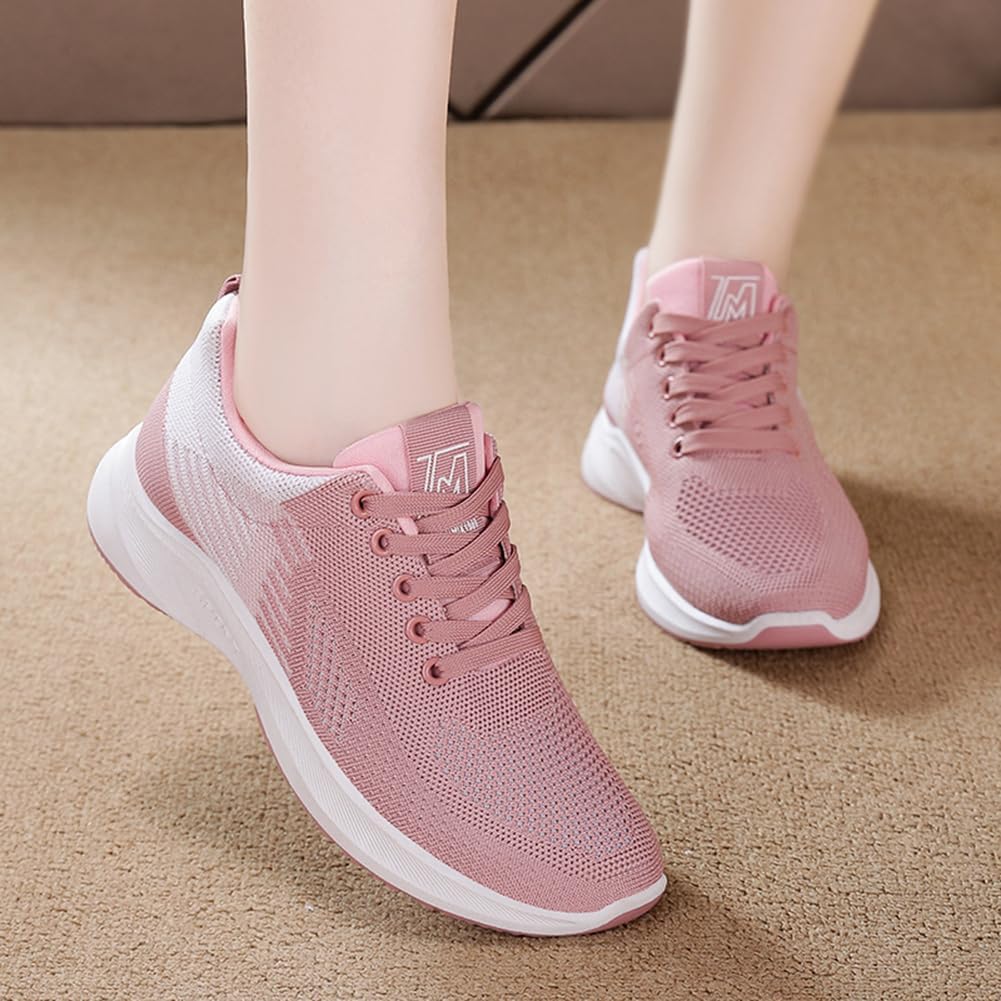 Padgene Womens Sneakers Lightweight Tennis Walking Shoes Sports Running Shoes for Woman Mesh Breathable Gym Fashion Sneakers Athletic Comfortable Casual - Image 3