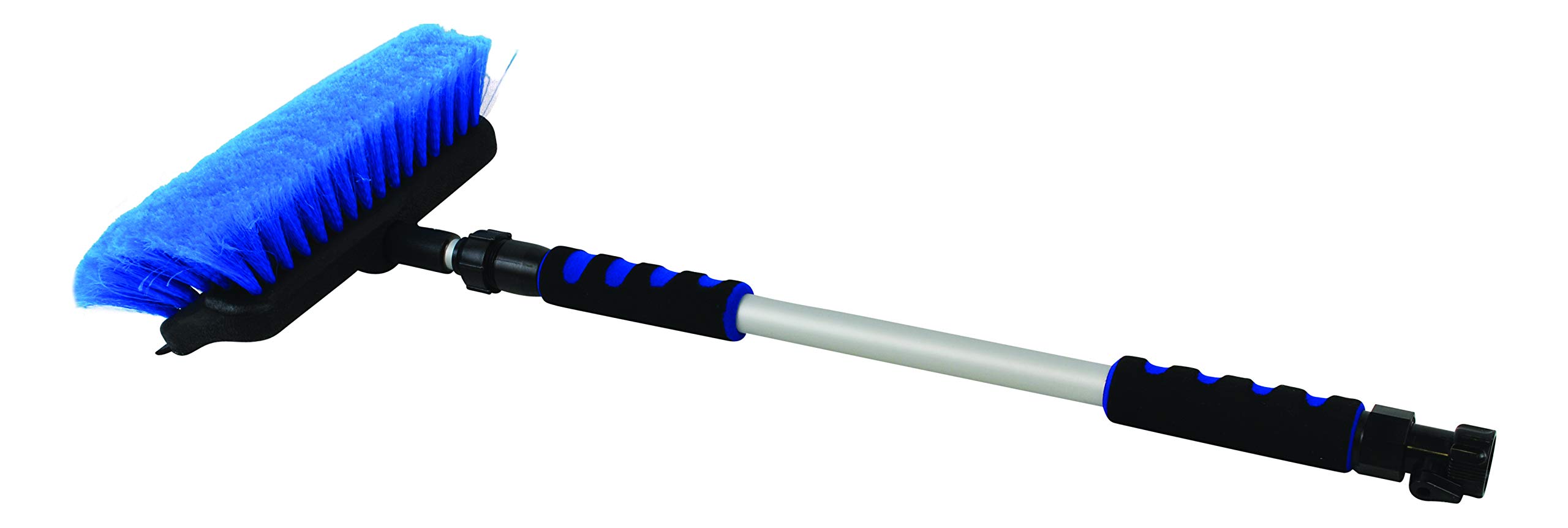 Attwood 11807-2 Deluxe Boat Deck Brush Kit with Flow-Through Brush Head and Squeegee