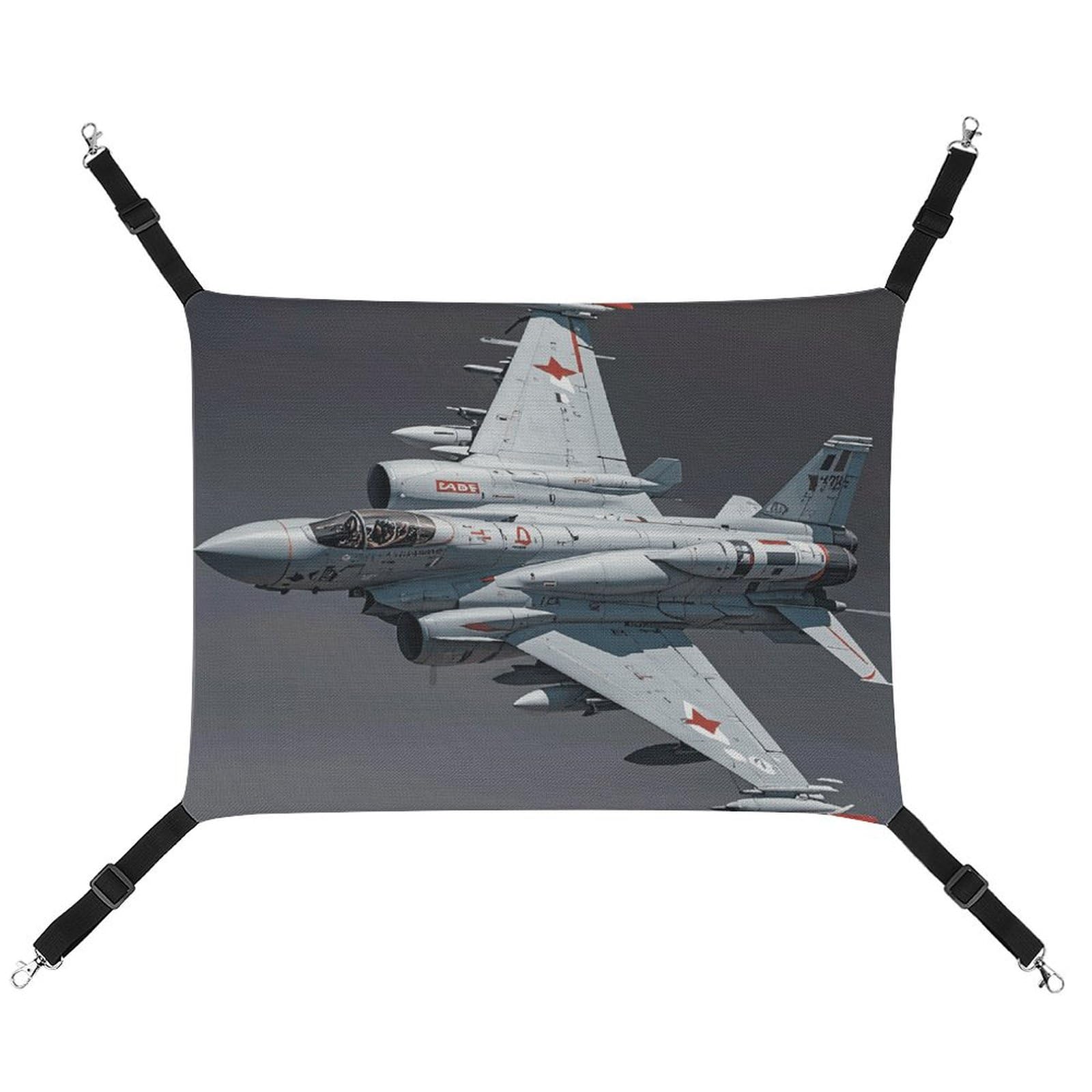Hamac pour chat réglable Jet Fighter | Lit suspendu contre le stress