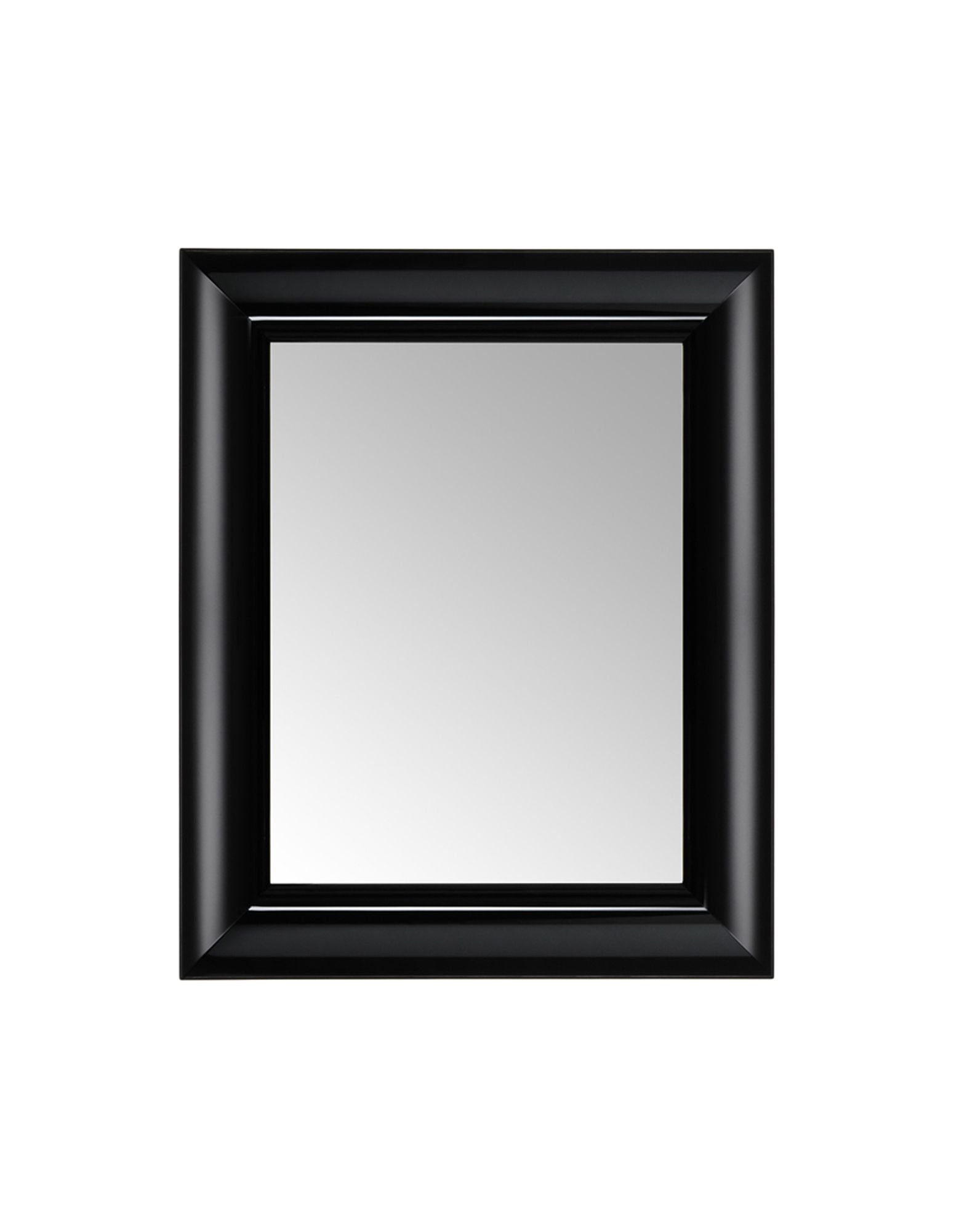 Kartell Francois Ghost Specchio 79 x 65, Black, 65 x 5.7 x 79 cm