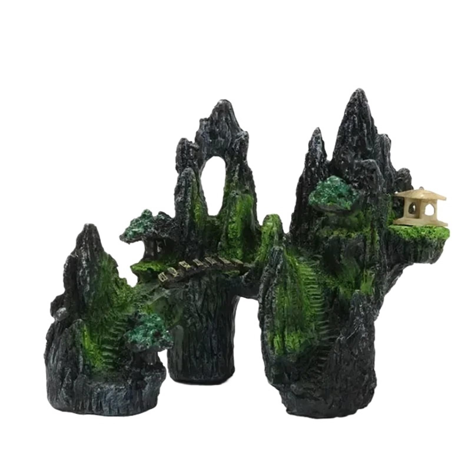 Decorazioni per acquari Decorazione for acquario, roccia, vista sulla montagna, grotta, albero di pietra, ornamento for, accessori for acquari