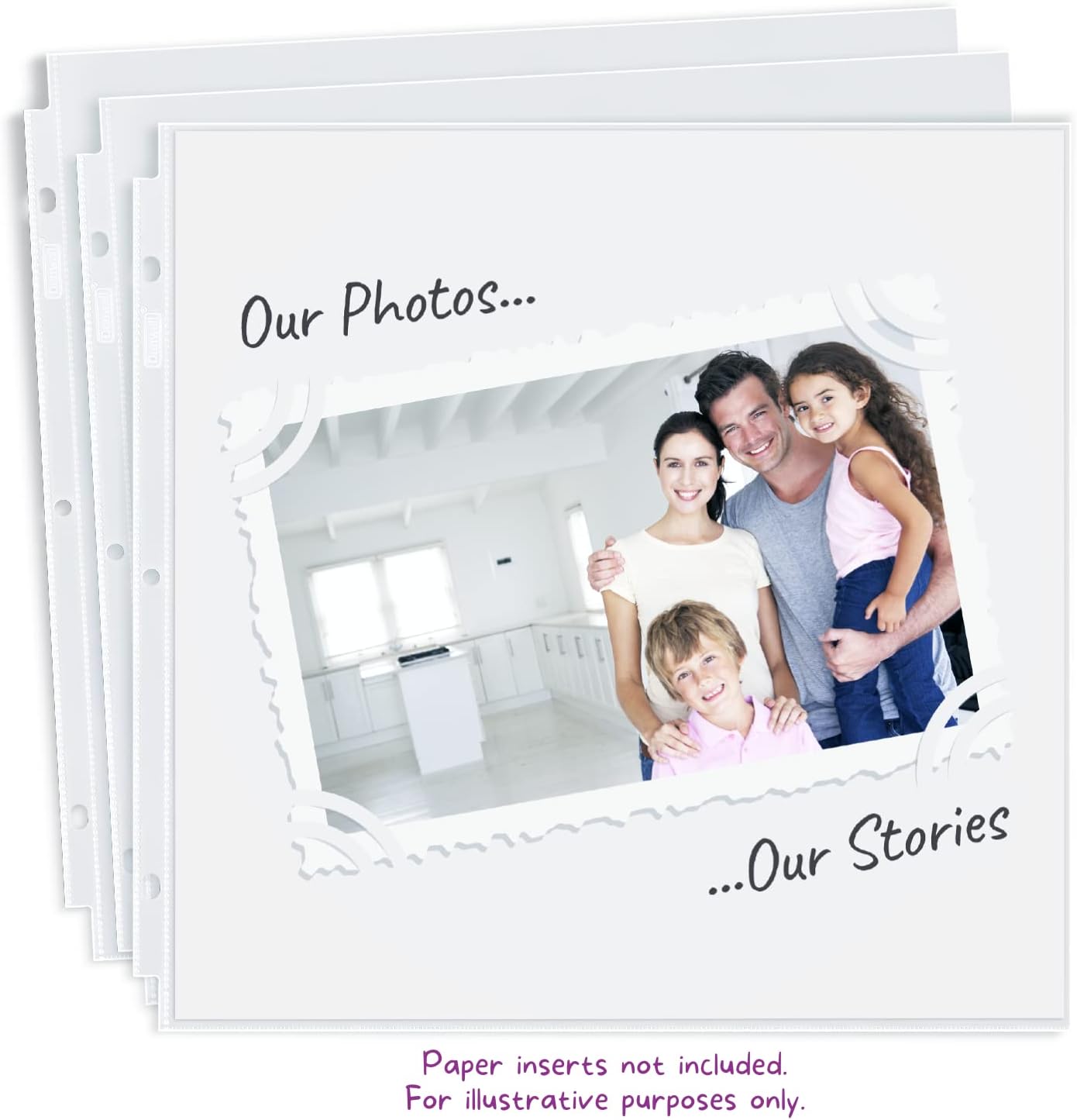 Pioneer Photo Albums RMW5 12" X 12" White EZ Load Memory