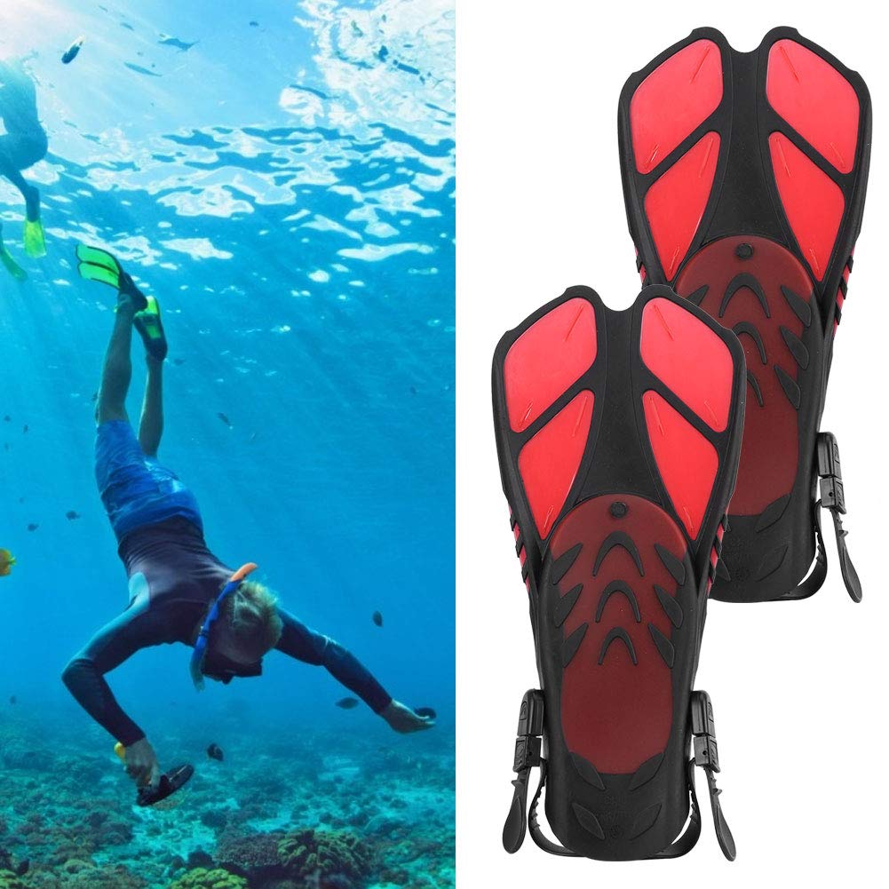 Palmes Courtes De Natation EVA – Antidérapantes, Légères – Pour Piscine, Plongée, Entraînement – Adultes Et Ados