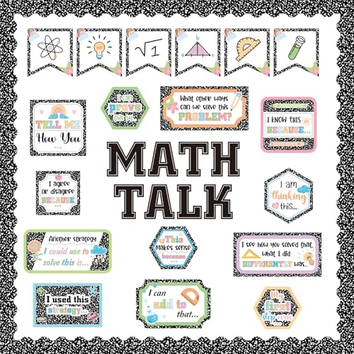 Discussions mathématiques facilitées par ces découpes en papier pour décoration murale