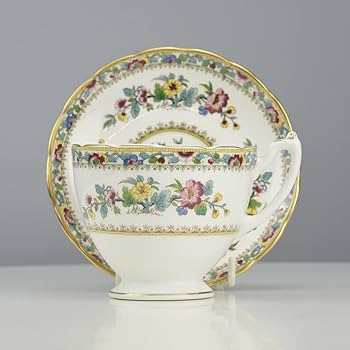 陶器　コールポート　COALPORT ミングローズ　MingRose 大皿　6枚 イギリス ヴィンテージ アンティーク 食器 陶器 りんごの花