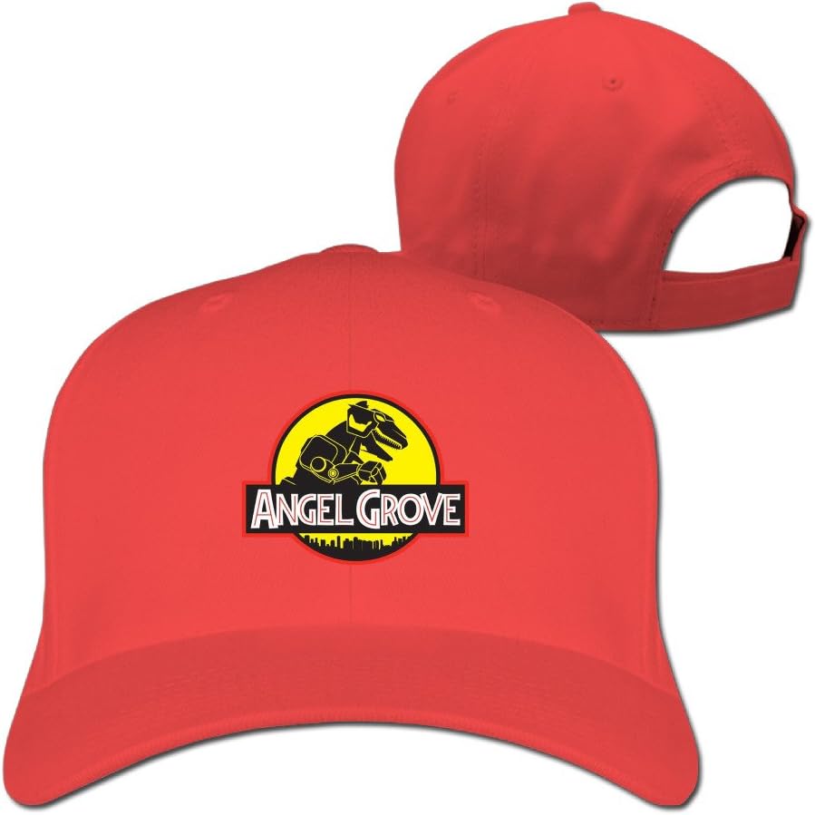Angel Grove Logo Adjustable Snapback Flat Brim Baseball Cap