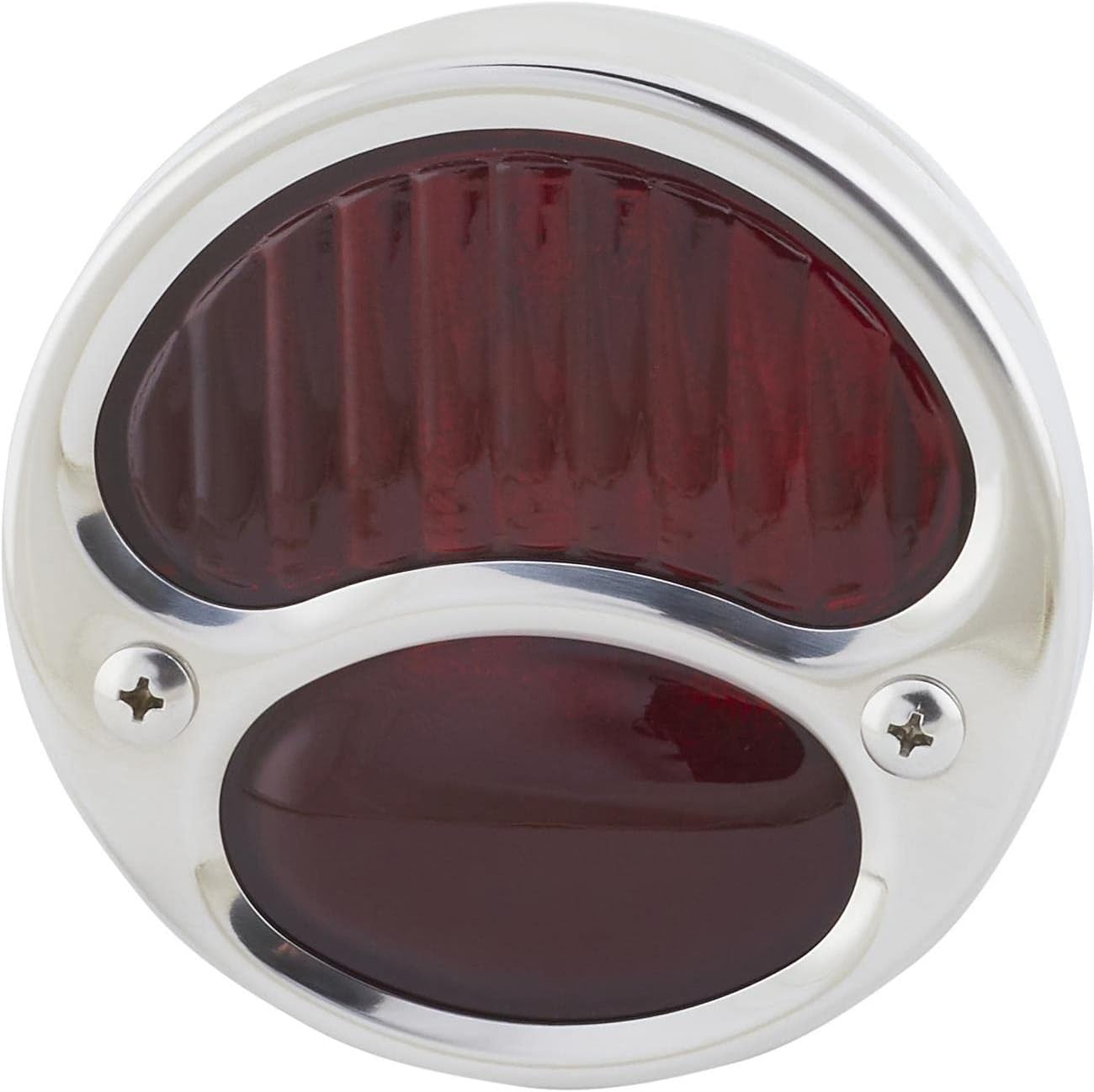 Speedway Motors Taillight Kit Compatible with 1928-1931 Ford Model A, Polished Stainless Steel Left & Right Tail Light with Glass Lenses, 12-Volt Operation, Restoration Replacement