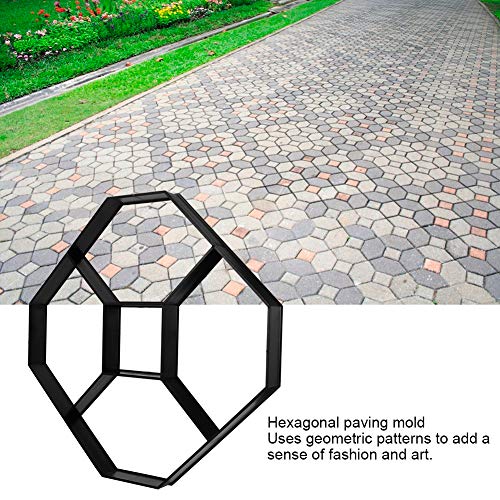 Moule hexagonal pour pavé de trottoir en béton réutilisable pour terrasse