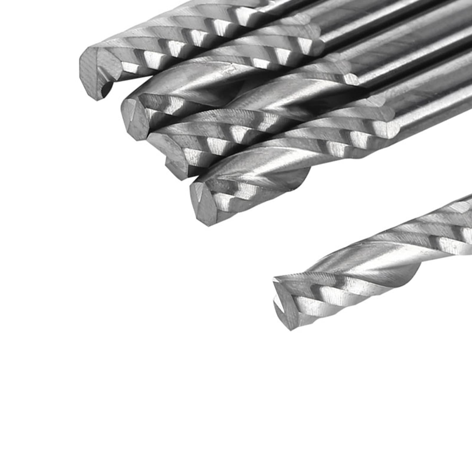 5 szt. 6 mm trzon z węglika wolframu pojedyncze frezy CNC frezowanie frezów do drewna stali aluminiowej