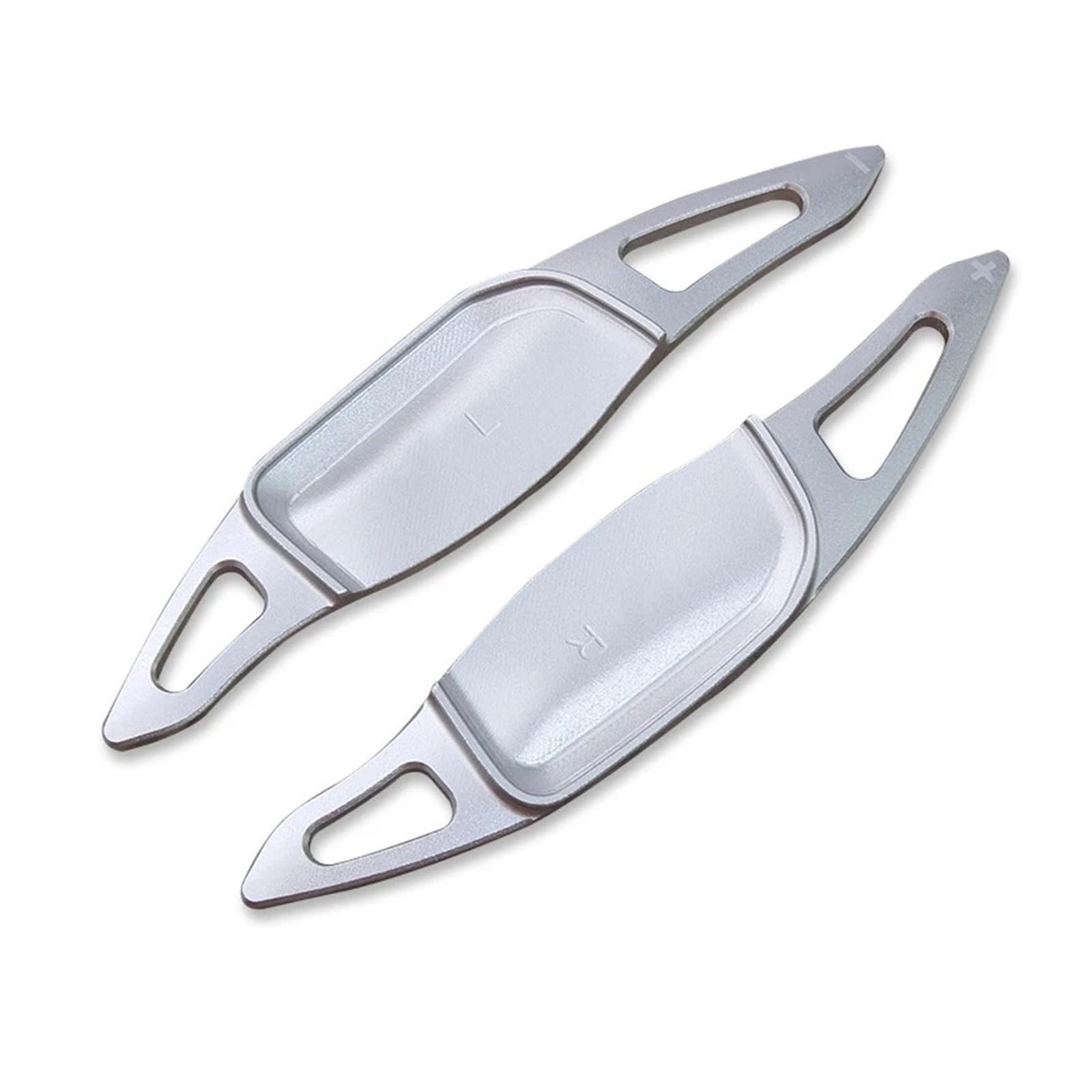 Xxiucj Car Paddle Shifter Extensions for Peugeot for 308 for 3rd for Generation for SW for GT for Hybrid for 408 for PHEV 2022-2025 Car Wheel Shift Paddle(Silver)