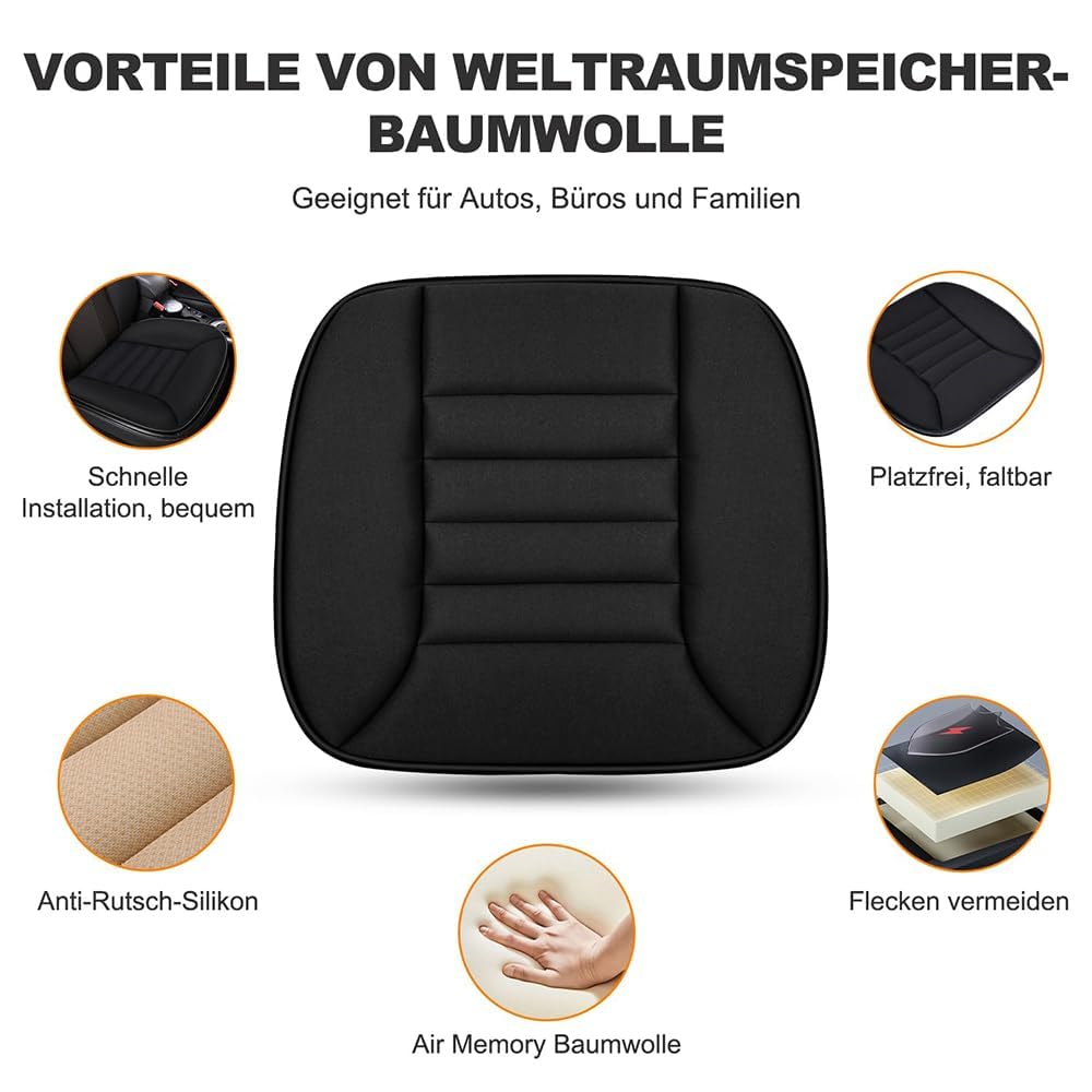 Wigkussen Ter Verbetering Van De Zithouding Comfortabele Ergonomische Zitwig Voor Stoel Auto Enz Orthopedisch Zitkussen Met Optimaal Geheugenschuim Hardheid