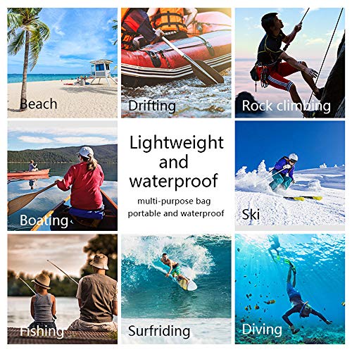 Saco seco impermeável flutuante Fdrirect, saco de armazenamento seco impermeável ao ar livre 2L / 5L