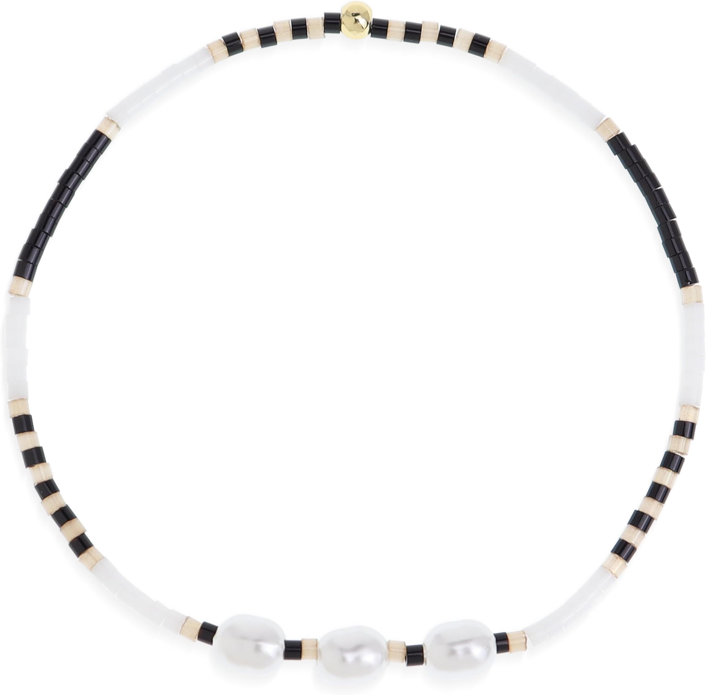 Boho Seed Beads Stack Bracelets for Women, Dainty Handmade Freshwater Pearl Gold Beaded Stretch Friendship Bracelets Prom Jewelry Gift.