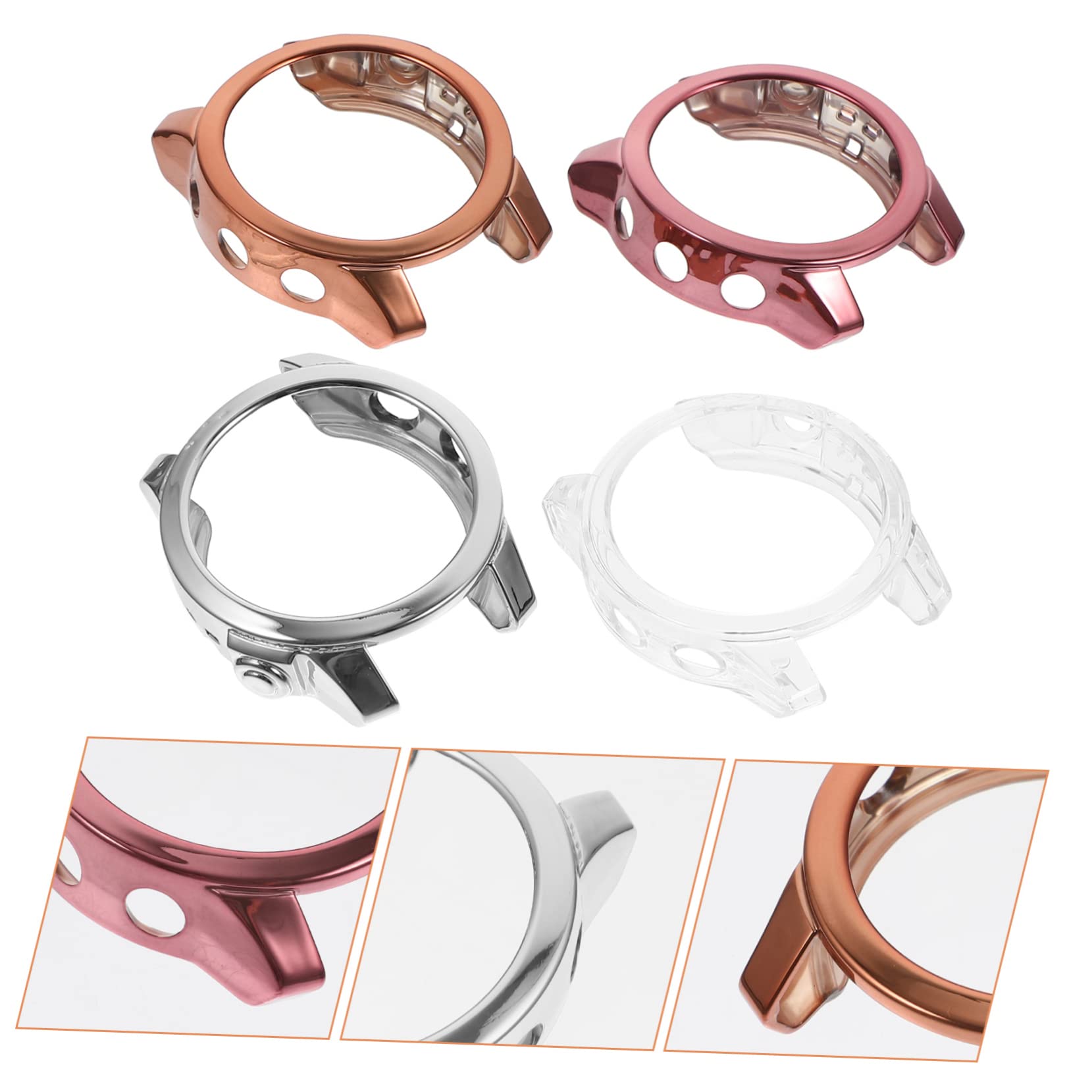 Mikikit 20pezzi Custodia Protettiva Per Smartwatch Cover Tpu Per Protezione Per Rosa Rosa