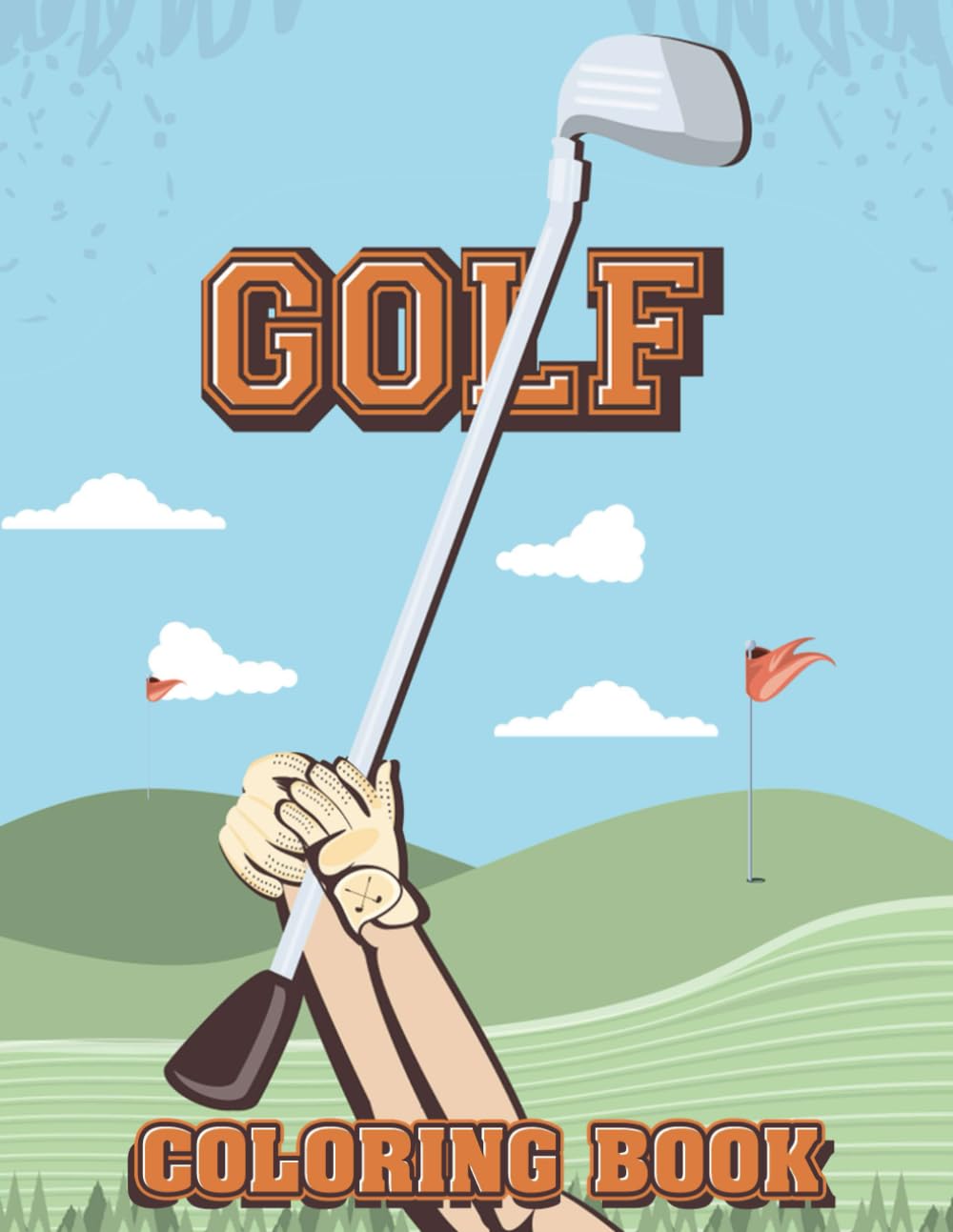 Golf Coloring Book: Charming Golf Course Illustrations for Relaxation and Fun