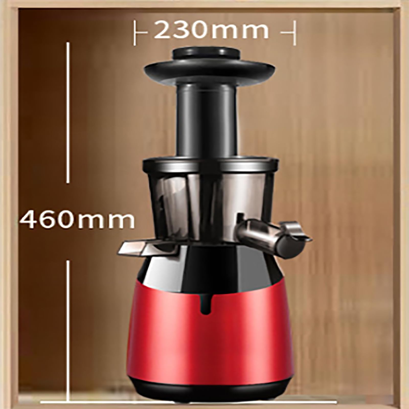 ERICAT Extractor De Exprimidor De Cítricos, Exprimidor Compacto De Masticación Lenta De 150 W, Extrusión A Baja Velocidad Y Separación Automática De Jugo, para Naranja, Limón, Pomelo, Cítricos