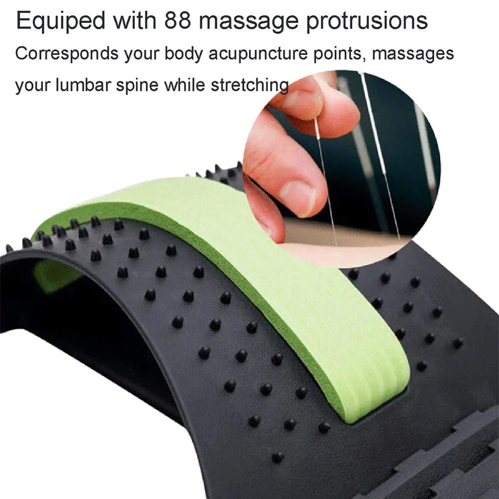Rückendehner 1 stück zurück Stretch Equipment Massagegerät Magic Bahre Fitness Lendenwirbelsäule Entspannung Rückenschmerzen Schmerzlinderung MassageAlle Rückenstrecker Rückendehner ( Size : Red )