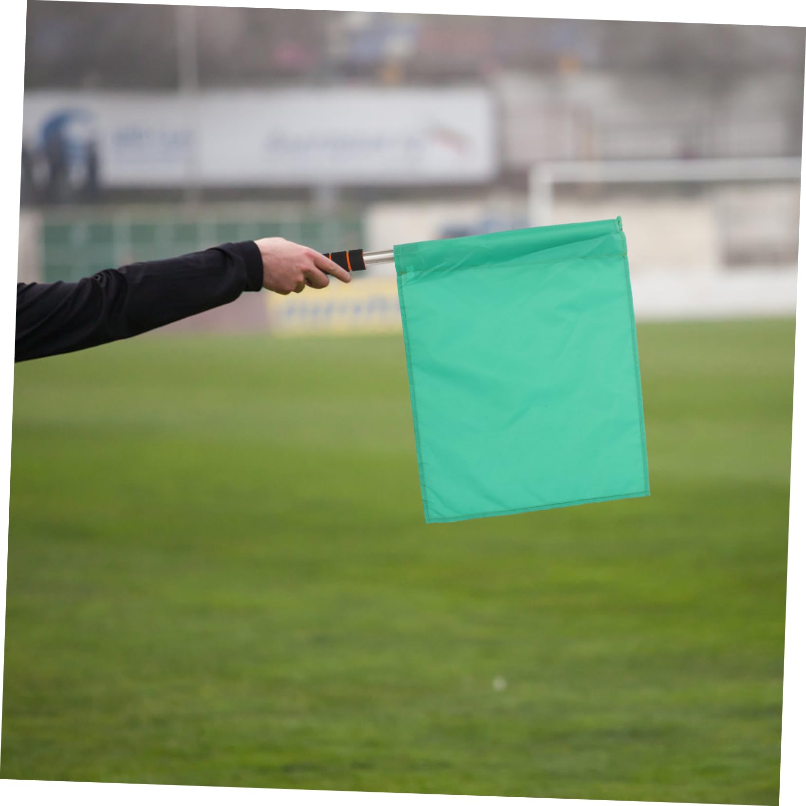 Totority 4Pcs Waving Flags Portable Referee and Competition Flags for Sports Events Racing and Commanding Signals Durable and Easy to Use